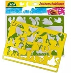 LENA: 2-teiliges Zeichenschablonen-Set &ndash; Haustiere