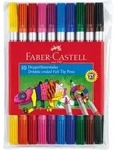 Faber-Castell: Doppelseitige, auswaschbare Filzstifte, 10er-Set