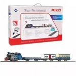 Piko 57142 Roncalli Zirkus-Startset, Dampflok mit Personen- und G&uuml;terwagen,