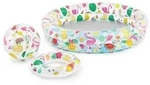 Intex: Aufblasbares Kinderbecken-Set (Pool, Ball, Schwimmring) mit Fr&uuml;chtemuster -