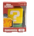 Super Mario: Nachttischlampe mit Fragezeichen-Muster