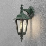 Konstsmide 7231-600, Konstsmide Wandleuchte Firenze gr&uuml;n h&auml;ngend 7231-600