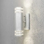 Konstsmide 7516-320, Konstsmide Wandleuchte Modena galvanisiert silber 2-flammig