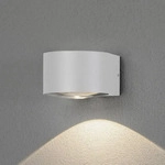 Konstsmide 7881-250, Konstsmide Gala Wandleuchte LED 6W 1-flammig wei&szlig; IP54...