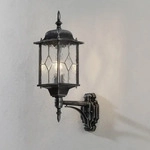 Wexford Outdoor Wandleuchte schwarz, silber Elstead Lighting WX1