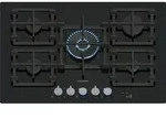 Siemens ER7A6RH40, iQ700, Gaskochfeld, 75 cm, Hartglas, Schwarz