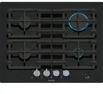 Siemens ER6A6PH40, iQ700, Gaskochfeld, 60 cm, Hartglas, Schwarz