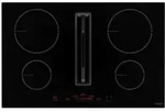 htech HTX94900 EG083900 Induktionskochfeld 80 cm mit integriertem Dunstabzug
