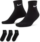 NIKE U NK EVERYDAY CSH ANKL 3PR 132 BLACK/WHITE S
