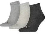 PUMA UNISEX QUARTER PLAIN 3P ANTHRACI/L MEL GREY/M MEL 35-38