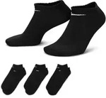 NIKE U NK EVERYDAY LTWT NS 3PR 132 BLACK/WHITE S