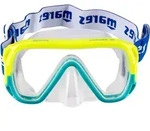 Mask KEEWEE Jr. YELLOW AQUA CLEAR 