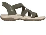 SKECHERS STRETCH GORE SLIP IN SANDAL OLIVE 37