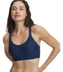 UNDER ARMOUR UA INFINITY MID 2.0 BRA BLACKOUT NAVY L/A