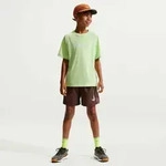 NIKE B NK DF MULTI SS TOP HBR LT LIQUID LIME/WHITE L