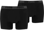 PUMA BASIC BOXER 2P BLACK/BLACK S