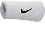 NIKE SWOOSH DOUBLEWIDE WRISTBANDS WHITE/BLACK 