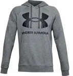 UNDER ARMOUR UA RIVAL FLEECE BIG LOGO HD 012 PITCH GRAY LIGHT HEATHER S