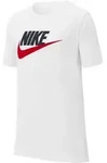 NIKE B NSW TEE FUTURA ICON TD WHITE/OBSIDIAN/UNIVERSITY RED M