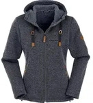 MAUL Chieming - Strickfeecejacke+Ka BLACK 40