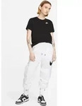 NIKE W NSW CLUB SS TEE BLACK/WHITE S