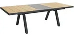 LC Garden &raquo;Kumasi&laquo; Gartentisch Aluminium/Teakholz/Keramik 200/260x100cm...