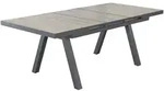LC Garden &raquo;Komido&laquo; Gartentisch Aluminium/Keramik braun 160/210x100cm ausziehbar
