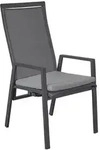LC Garden &raquo;Sunfort&laquo; Gartenstuhl Textilene grau Positionsstuhl verstellbar...