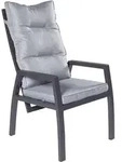 LC Garden &raquo;Bondino&laquo; Dining Positionsstuhl Verstellsessel anthrazit- eckig