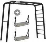 BERG PlayBase Medium TL Black inkl. 2 Schaukelsitzen