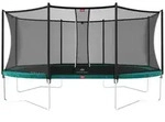 BERG Trampolin Grand Favorit Regular 520 Green mit AirFlow inkl. Sicherheitsnetz