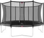 BERG Trampolin Favorit Regular 430 Grey mit AirFlow inkl. Sicherheitsnetz Comfort