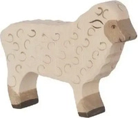 goki Holztiger 80073, goki HOLZTIGER Figur "Schaf"