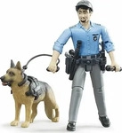BRUDER 62150, BRUDER bworld Polizist mit Hund