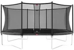 BERG Trampolin Grand Favorit Regular 520 Grey inkl. Sicherheitsnetz Comfort