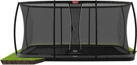 BERG Trampolin Ultim Elite Regular 500 Grey inkl. Sicherheitsnetz Deluxe XL und