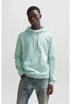 BOSS f&uuml;r Herren. 50509314 Straight Fit Hoodie T&uuml;rkis (M), L&auml;ssig, Baumwolle