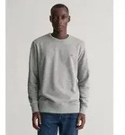 Gant f&uuml;r Herren. 2006065 Shield Grau Sweatshirt mit Rundhalsausschnitt (S), L&auml;ssig,