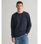 Gant f&uuml;r Herren. 2006065 Shield marineblaues Sweatshirt mit Rundhalsausschnitt...