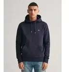 Gant f&uuml;r Herren. 2007058 Shield Hoodie blau (S), L&auml;ssig, Baumwolle, Langarm, Marine
