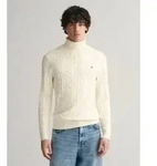 Gant f&uuml;r Herren. 8050607 Beigefarbener Strickpullover mit Achten (M), L&auml;ssig,