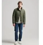 Superdry f&uuml;r Herren. M5011757A Fuji Steppjacke gr&uuml;n bedruckt (S), L&auml;ssig,