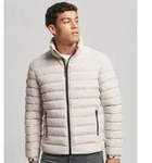 Superdry f&uuml;r Herren. M5011757A Steppjacke mit Fuji-Print grau (S), L&auml;ssig,