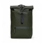 Rains Unisex. 13320 Rolltop Rucksack gr&uuml;n (OSFA), L&auml;ssig, Polyester