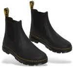 Dr Martens f&uuml;r Herren. 26002001 Embury Schwarz Wyoming Lederstiefeletten schwarz