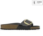 Birkenstock f&uuml;r Damen. 1022650 Leder-Sandalen Madrid Big Buckle (Schmale Passform)