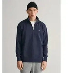 Gant f&uuml;r Herren. 2008005 Shield Sweatshirt mit halbem Rei&szlig;verschluss navy (S),