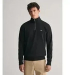 Gant f&uuml;r Herren. 2008005 Shield Sweatshirt mit halbem Rei&szlig;verschluss schwarz (S),
