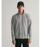 Gant f&uuml;r Herren. 2008006 Shield grauer Kapuzenpulli mit Rei&szlig;verschluss (XXL),