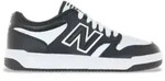 New Balance Unisex f&uuml;r Kinder. GSB480V1 Turnschuhe aus Leder 480 wei&szlig;, schwarz